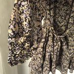 1. State mini ruffles dress, with belt, size medium Photo 3