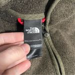The North Face Womens Fleece Zip Sweater Jacket Small Crescent Point Olive Green Photo 2