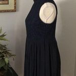 Xhilaration Lace Dress M Sleeveless Lined Keyhole Back Two Button Zipper Side Photo 4