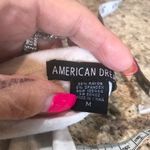 American Dream Medium Cream and Blue Hi Low Top Photo 3