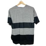 Nike  Dri-Fit Gray & Black V-Neck Breathe Mesh T-Shirt S Photo 1
