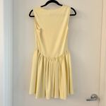 Meshki  Sharon Scuba Jersey Mini Dress in Pastel Lemon Size L NWT Photo 7
