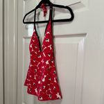 Victoria's Secret Women’s Victoria’s Secret swimsuit tankini 2 piece set halter red size medium Photo 2