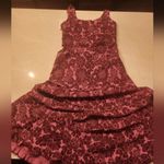 Anthropologie NWT By The Blythe Square-Neck Tiered Dress Color Pink combo Sz XXS Photo 4