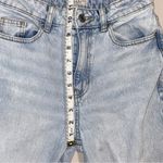 PacSun Stretch 90s Boyfriend High Rise Light Blue Denim Wash Raw Hem Jeans 25 Photo 9
