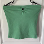 Energie Y2K  Bright Green Tub Halter Top Large L Women’s Photo 0