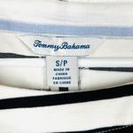 Tommy Bahama  Womens Striped Boat Neck Dress S Black White Nautical Casual Photo 3