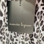 Nanette Lepore Leopard Print Black & Gray Satin Chemise Lingerie Mobwife Photo 5