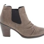 Paul Green  Brown Leather Chunky Heel Ankle Boots Womens 10 Fall Slouchy Booties Photo 0