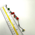 Sterling silver moonglow and flower beaded bracelet Photo 3