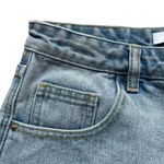 Urban Revivo Light Blue Denim Raw Hem Distressed Cotton High Waist Sz 6 # 1799 Photo 6