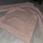Cozy Soft Pink Sherpa Fleece Pullover Hoodie Womens Medium Photo 2