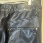 Judy Blue  Jeans Womens 14W Black Straight Faux Leather High Rise Stretch Pants Photo 4