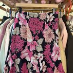 Karen Kane Vintage Jellyfish Style  Lifestyle Floral Midi Skirt Size 6 Black Pink Photo 5