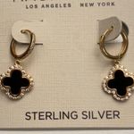 Rachel Zoe NWT Sterling Silver Clover Bracelet Set Photo 3