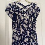 Maeve  by Anthropologie Tate Button Front Lattice Back Maxi Floral Sundress Sz 12 Photo 8