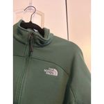 The North Face Womens Fleece Pullover Jacket Green 1/4 Zip Size M Photo 3