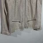 Linen And Lace‎ Mix Utility Jacket Size Large Chico's Size 2 Photo 4