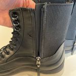 Madden Girl Circus NY By Sam Edelman Bradley Combat Boots Black Women’s Size 9 Zip/Lace Up Photo 2