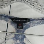 Rock & Republic  Blue Tie-Dye Women's Y2K Moto Top Photo 4