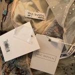 Mac Duggal  20510 Flutter Sleeve High Neck Embellished Floral Dress Photo 12