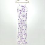 Shinestar New Tie Dye Sleeveless Jumpsuit White Purple Photo 6