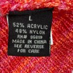 Fever L Spacedyed Guava Poncho Batwing Shirt NWT Pink Size L Photo 4