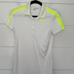 Nike  Golf Women’s XS White Neon Yellow Polo Shirt Golf Photo 0