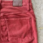 Madewell Cali Demi-Boot Corduroy Jeans in Canterbury Red Size 30 Photo 6