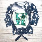Bleached Boutique St. Patty’s day Shirt Sz small Multiple Photo 0