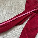 CAbi Cute Vintage  Sz 6 Red Corduroy  Straight Leg Relaxed Fit Jeans Pants Chic Photo 5