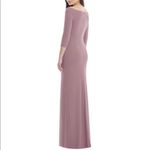 After Six  Wide Bateau Neck Crepe Evening Dress XS Photo 1