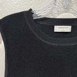 Aritzia Babaton Sculpt Black Ribbed Crop Top Photo 3