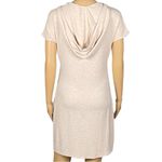 Athleta  “Run Along Dress” cream/tan hoodie short dress with POCKETS. Small. EUC Photo 8