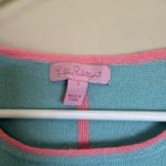 Lilly Pulitzer Teal Serene Blue Collins Cashmere Sweater Size Small Photo 1