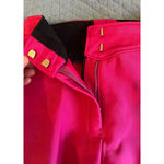 PEREGRINE Womens Ski Pants Size 10 Bright Pink Pockets Zip Close Sun Valley ID Photo 2