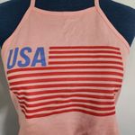 Isaac Morris USA Halter Crop Top Nwot Pink Size M Photo 3