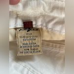 7 For All Mankind Off White Denim Pencil Skirt Pleated Pearl Pockets Size 27 Photo 4