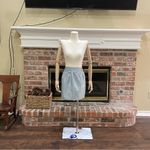 Urban Outfitters UO Lucca Couture silvery blue metallic miniskirt / S / Excellent condition Photo 7