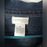 Vintage Tantrums Denim Patchwork Shacket button down Floral Boho jacket Size 1X Photo 4