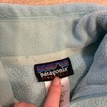Patagonia Women’s Synchilla Marsupial Light Blue Quarter Zip Fleece Size S Photo 1