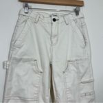 PTCL Cream Wide Leg Cargo Jeans Size 27 Photo 3