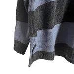 Madewell  Rugby Striped Oversized Charcoal Blue Polo Sweater Size XS Photo 7