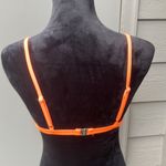 Color block bikini top woman’s size small (orange,pink, aqua color block) Orange Photo 4