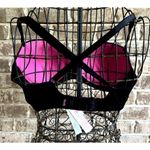 Victoria's Secret PINK Mult Way Push Up Bra 36D Black Multiposition Adju… Size undefined Photo 2