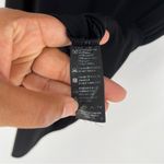 SHAN Classic Black Stretch‎ Jersey Knit Short Sleeve V Photo 5