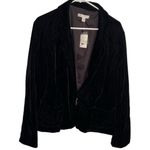 Cato Winter Chill Ideal Black Velvet Jacket 22W Photo 0