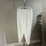 Bonworth  White Elastic Waist Pants Women’s Petite Medium NWT Photo 2