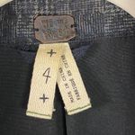 We The Free / Free People Black Brown Animal Print Moto‎ Red Zip Jacket Coat Sz 4 Photo 5