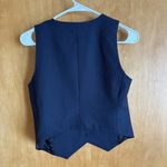 Aritzia  Babaton Curio‎ Vest Women 0 Wool Blend Navy Dark Night Button Up V Neck Photo 5